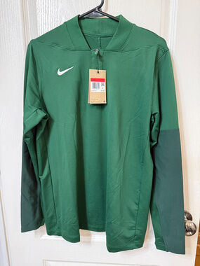 Nike Women's Green Long Sleeve Jersey Size Large